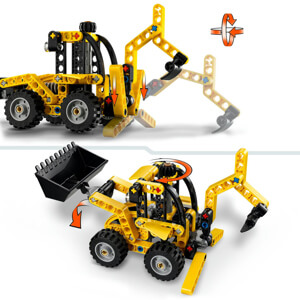 Lego Technic Backhoe Loader Construction 42197